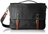 Fossil Defender, Pochettes homme, Schwarz (Black), 5.09x26.4x35.6 cm (B x H T)