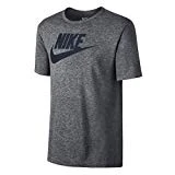 Nike Tee-Futura Icon T-Shirt à Manches Courtes pour Homme XL Gris (Carbon Heather/Carbon Heather/Obsidian)