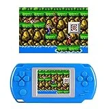 Womdee Console de Jeu Portable pour Enfant, Jeux 268 Classiques Intégrés, 2.0' Couleur LCD Rétro Consoles de Jeu, Cadeau électronique de Jouets pour Enfants - Bleu