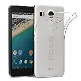 AICEK Coque Nexus 5X, Etui Silicone Gel LG Nexus 5X Housse Antichoc Google Nexus 5X Transparente Souple Coque de Protection pour Nexus 5X(5.2 Pouces)