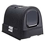 Curver Petlife Maison de toilette pour chat Anthracite