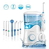 YOUNGDO Hydropulseur Jet Dentaire 600ML, Irrigateur Oral Professionnel Rechargeable 10 Niveaux Pressions D'eau, Hydropulseur Jet dentaire avec 7 Buses de rechange pour Soins Hygiène de Dents