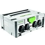 Festool Systainer 101184310 SYS Power Hub IP44 avec 5 prises 396 x 296 x 157,5 mm, 1 pièce, 101184310