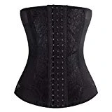 Serre Taille Corset Minceur Femme Gaine Amincissante Ventre Plat Corset pour Maigrir Sport Waist Shaper Bustier Corset Fitness Corsets Corsete Invisible Lingerie Slimming Après Grossesse Noir L