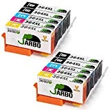 JARBO Remplacer pour HP 364 XL Cartouche d'encre 2Set+2Noir Compatible avec HP Photosmart 5510 5512 5515 5520 5522 6510 6520 6512 7510 7520 B110a B110c B010b B111a B109a HP 3070A 3520 HP 4620 4622