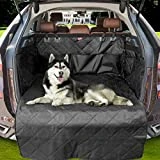MATCC Housse de Coffre pour Chien Tapis de Coffre pour Chien à Double Couche avec Deux Grandes Poches Protection Coffre de La Voiture Imperméable pour Animaux Voyage 185 * 105 cm