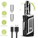 Cigarettes électroniques Kit , joylink 2000mAh 80W E Cigarette Electronique Resistance (0.5ohm) E Cigarette Starter Kit Top Airflow Hole 2ml Top Recharge Atomiseur, Sans Liquide, Sans Nicotine