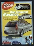 GLOBAL RENAULT [No 21] du 06/05/2003 - PROGRAMME MEGANE II - UNE LONGUEUR D'AVANCE - TECHNOLOGIE - COMMENT DEFINIR LE CONCEPT TECHNICO-INDUSTRIEL DE PLATE-FORME - LA DECENNIE 70 A VU NAITRE DES SPORTIVES DERIVEES DES MODELES DE SERIE - GRAND TOURISME - CLIO V6 - F1 - LA SECURITE