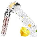 Pommeau Douche avec Vitamine C Filtre, Coquimbo Pomme de douche à haute pression et économique, douche à main Anion Energy Ball Fourni avec 4 filtres de vitamine C supplémentaires à remplacer!