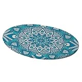 KESOTO Couverture Élastique de Table Rond Housse Ajustée - Style H 1.2m