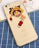 Coquefone Coque iPhone 7 et iPhone 8 Luffy One Piece Os Grimace Manga