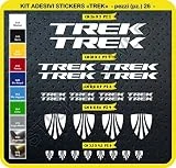 Lot de 26 autocollants pour vélo - Couleur au choix 0115, Bianco cod. 010