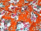 Minerva Imprimé floral crêpe Robe Tissu Multicolore - au mètre