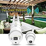 Routeur de Point d'Accès de Répéteur Imperméable à l'Eau Cpe de Wifi de Haute Puissance Imperméable Wisp 2.4ghz 150mbps + 5ghz 433mbps Antenne Omni directionnelle de 1000mw 28 dbm Polarisée Par Double
